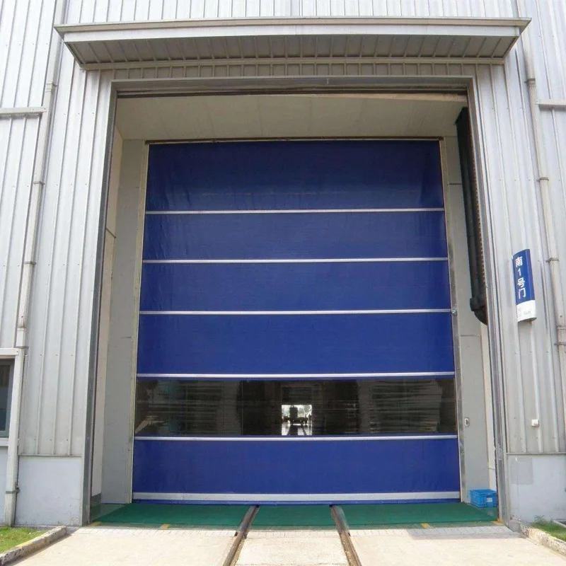 Underground garage geomagnetic induction clean door fast stacking door