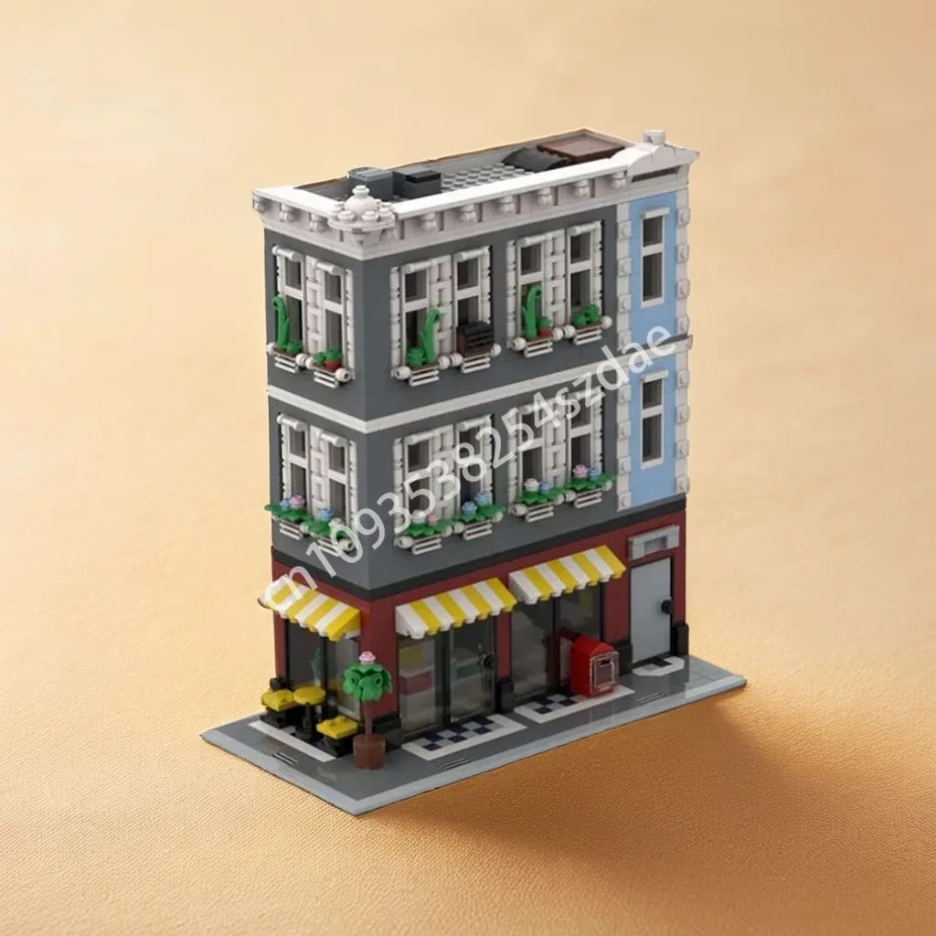 

1769pcs MOC Bodega & Apartment Modular Buildings Building Blocks Model Christmas toy Gift collector Children Construction