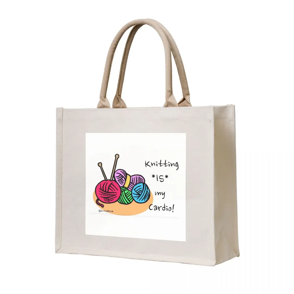 

Knitting is my cardio! Tote Bag shopping bag woman shopping bag sacs de shopping bags luxury women