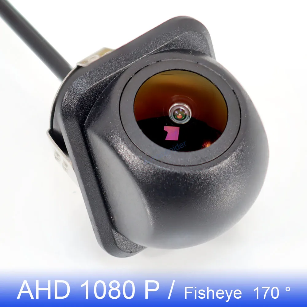 Universal Fisheye Lens HD Camera AHD 1080P Rear view Camera CCD Night Vision Car Backup Parking Reverse Camera High Quality