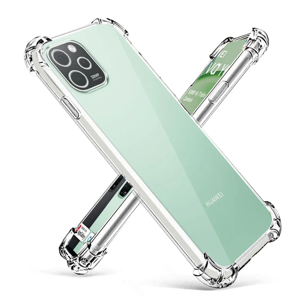 For Huawei Nova Y61 Case Clear Shockproof Silicone Soft Phone Cover Cases For Huawei Nova Y61 Coque For Huawei Nova Y61 Fundas