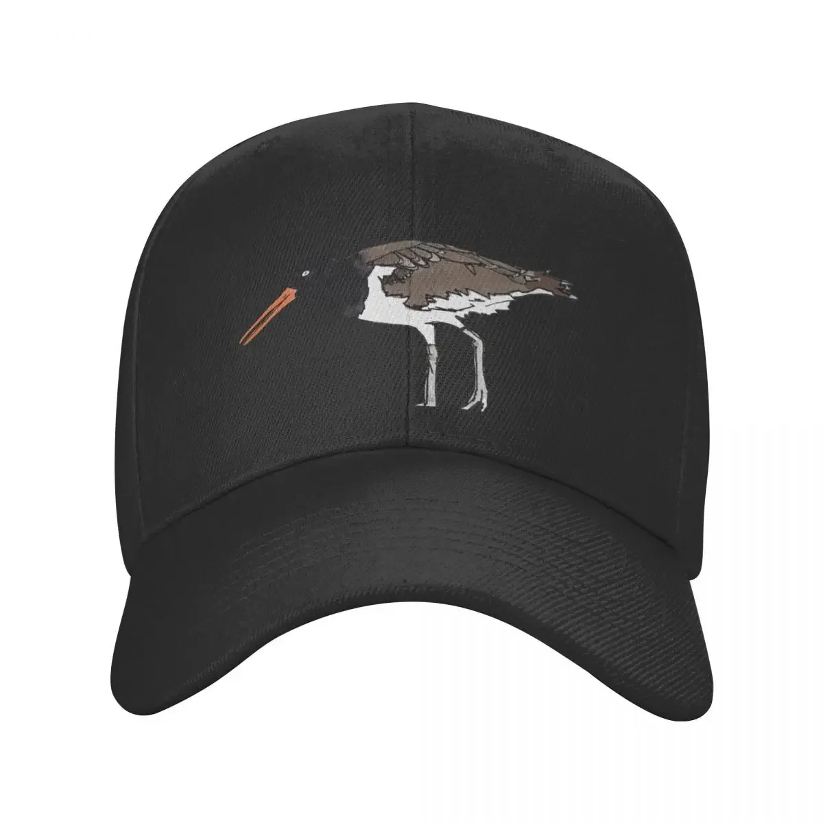 B: BIRDS - OYSTER CATCHER Baseball Cap Sports Cap Fluffy Hat Hood Big Size Hat Mens Tennis Women's