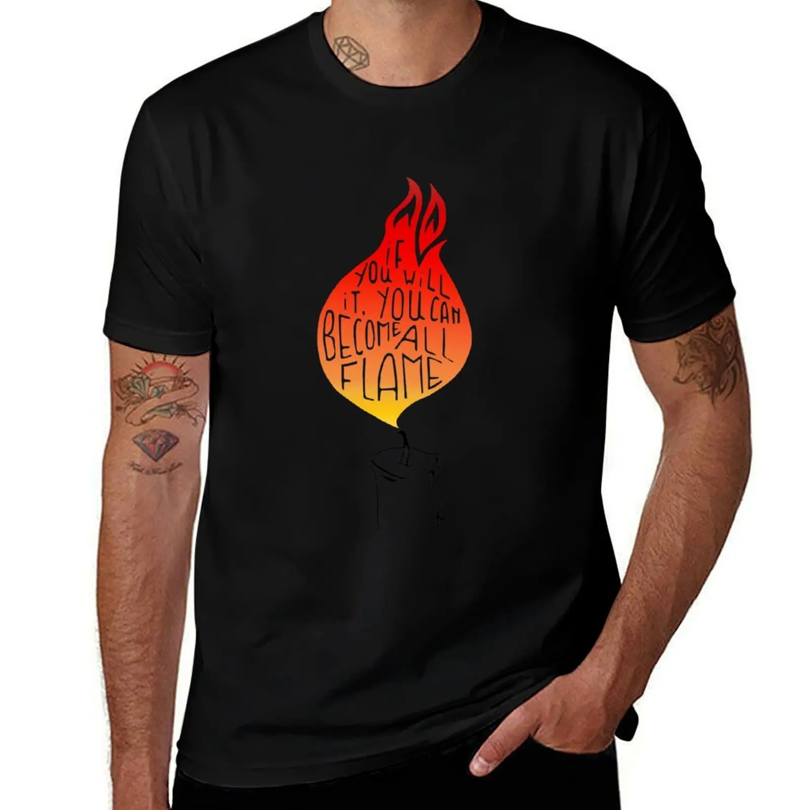 

All Flame - Color T-Shirt Big and Tall Solid Color T-Shirt