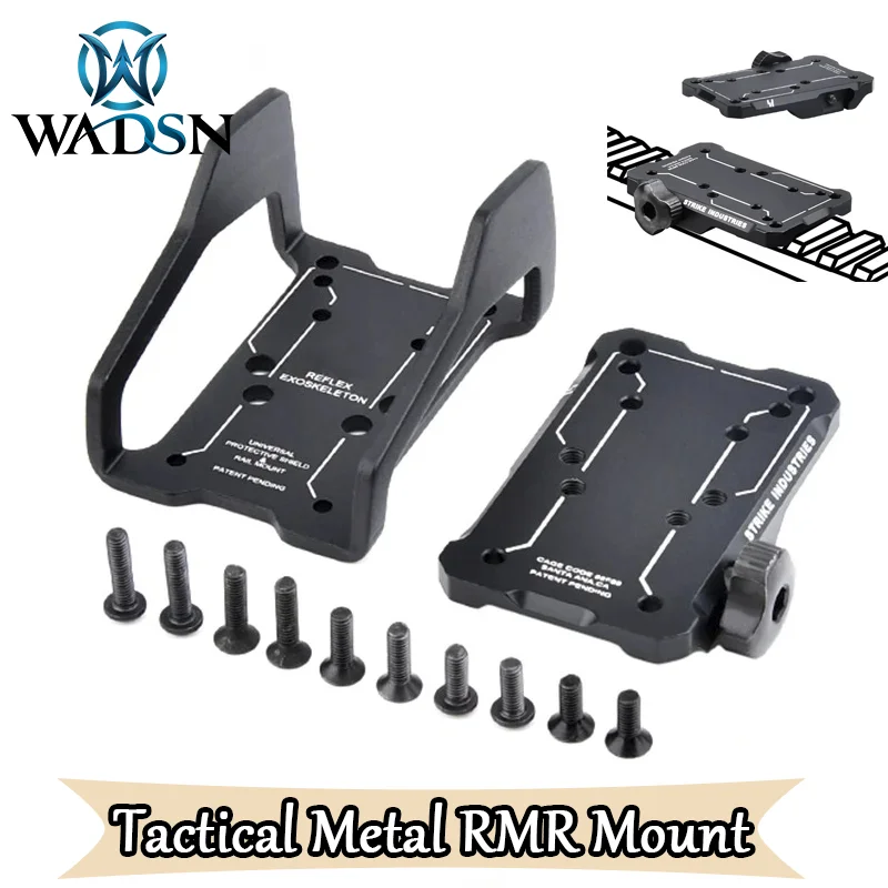 WADSN LEAP 04Tactical Metal RMR Red Dot Sight mount Installation of riser support accessories 20mm Rail Sight Mount RMR Base