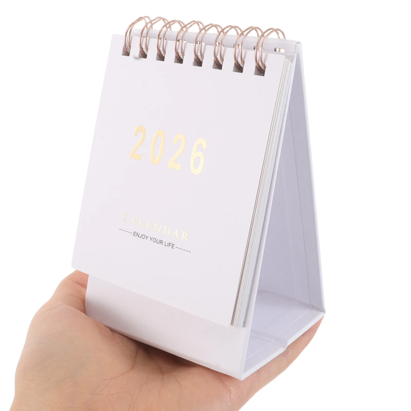 2026 calendário mini mesa de pé flip pequeno calendário de mesa uso diário planejador mensal para desktop escritório casa em pé decorativo