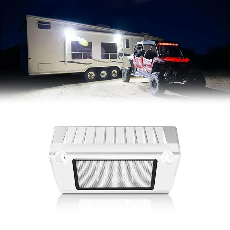 5 Inch Awning Lights Trailers Campers Porch Utility Lighting 3000K/6300K Flood Led for 12V for RVs Campers Trucks Boats Caravans