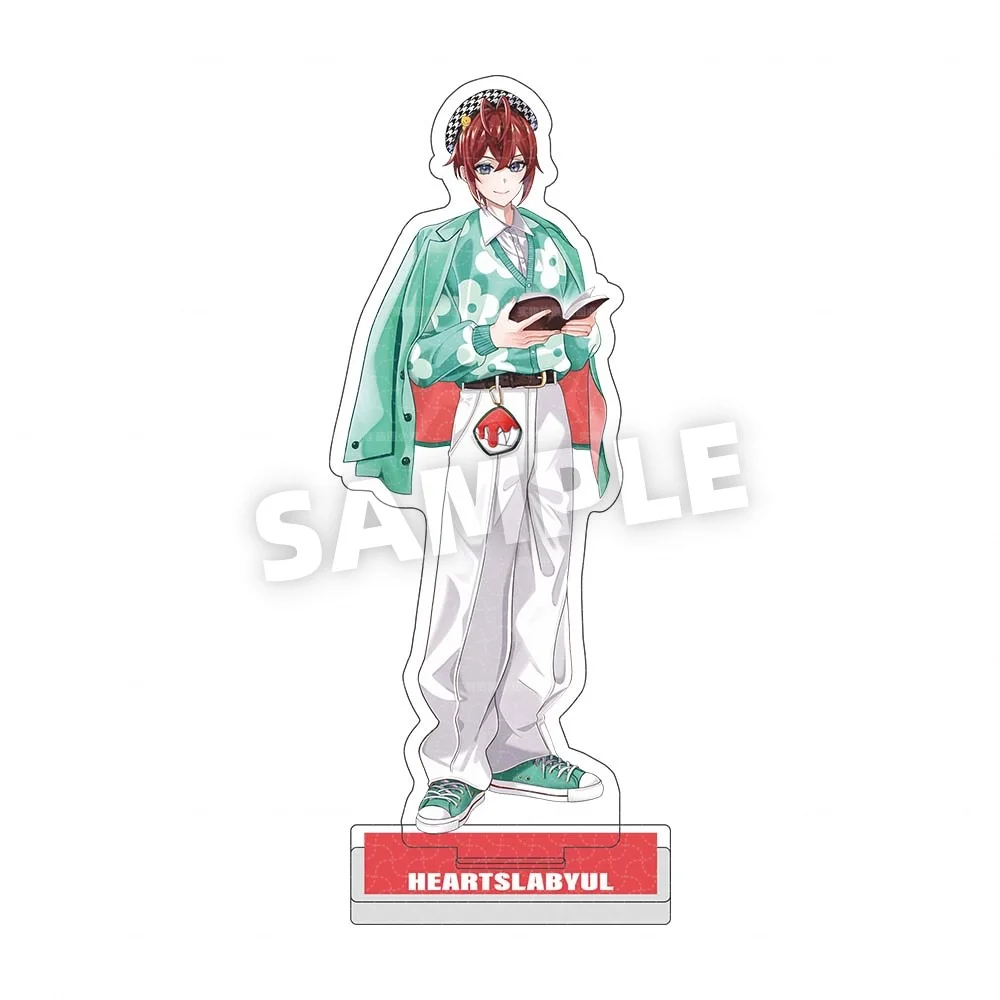 Twisted Wonderland Acrylic Standee Riddle Rosehearts Leona Kingscholar Idia Shroud Jade Jamil Kalim Floyd Azul Anime keychain