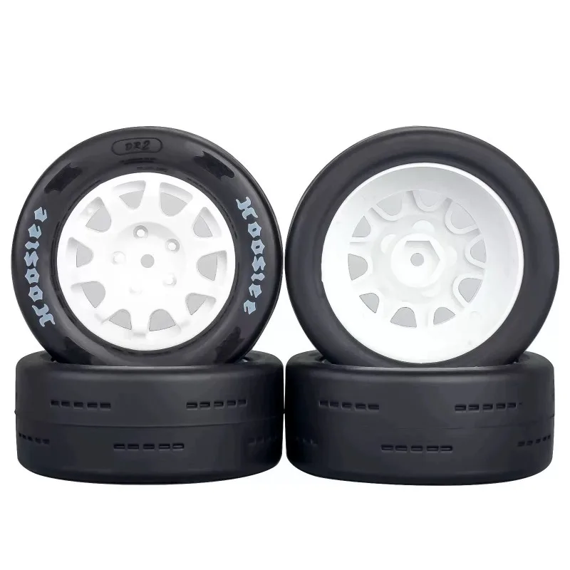 ยางรถบังคับวิทยุ 4 ชิ้น ขนาด 1/8 1/10 สำหรับ HPI Raptor CNE DRX Kaishima Carisma รุ่น Rally Universal