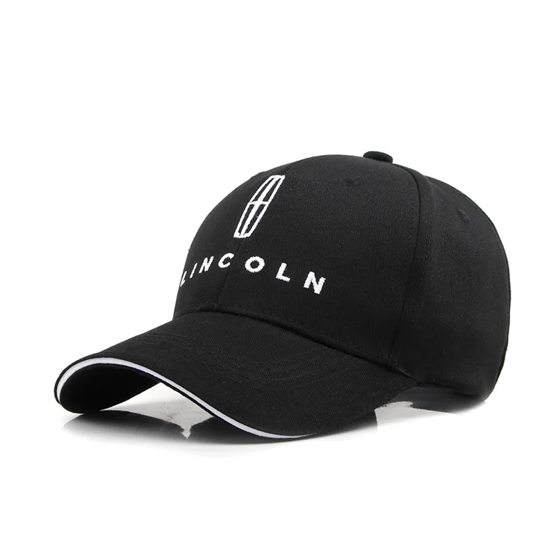 creative Business gift moto gp car styling baseball cap cotton embroidered for Lincoln f1 Racing hat man auto accessories