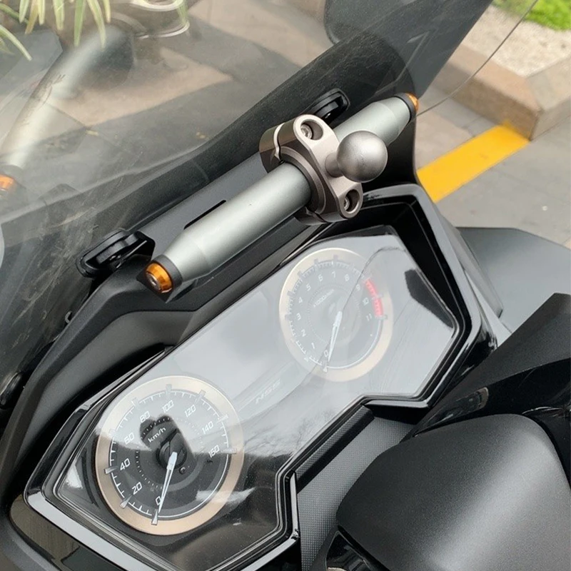 2023 Forza350 NSS350 للدراجات النارية الهاتف المحمول لتحديد المواقع والملاحة قوس حامل الداعم بار صالح لهوندا فورزا 350 NSS 350 2021 22