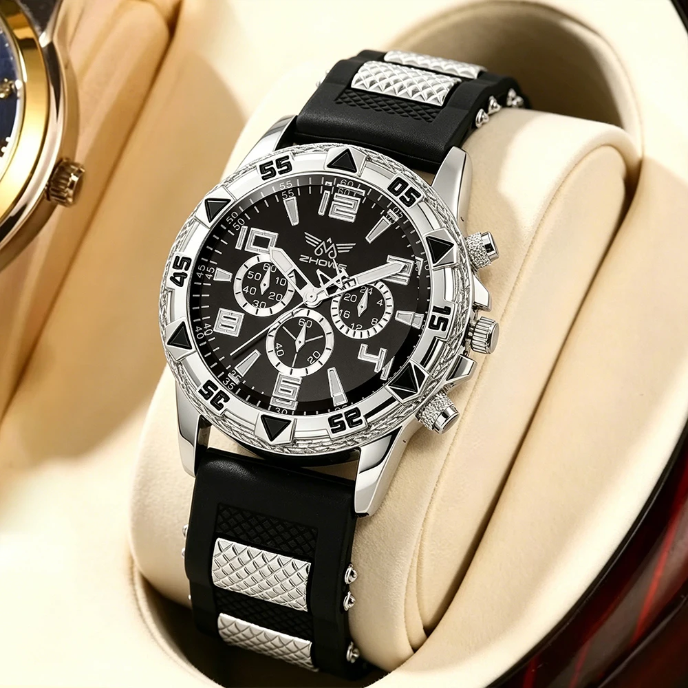 1Pc Men's Quartz Watch, Gifts For Parties, Valentine's Day, New Year's Day, Halloween, And For Friends And Family