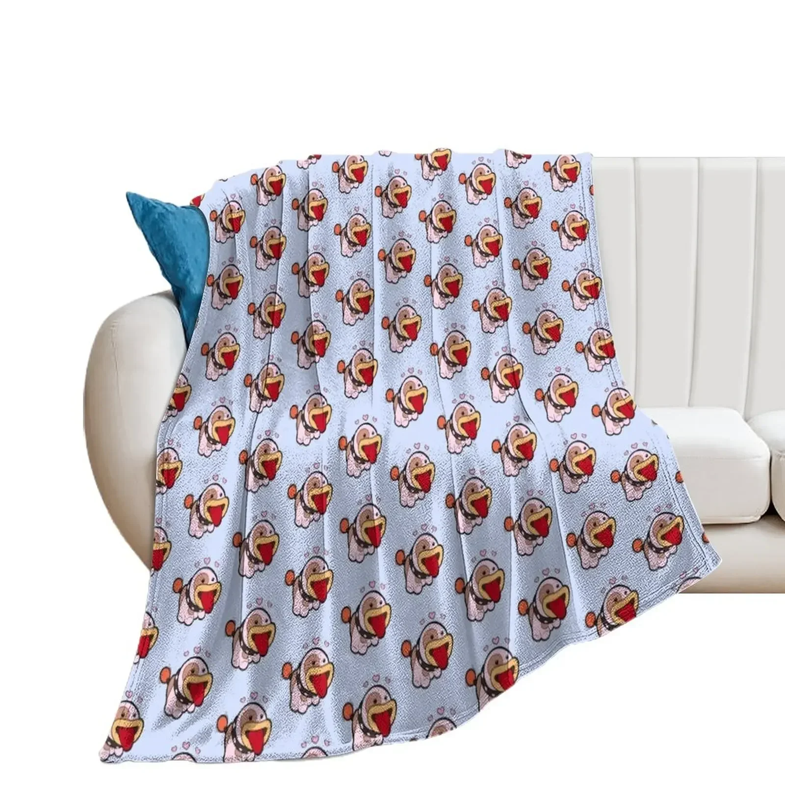 

Poochy Throw Blanket Decoratives Plaid on the sofa Multi-Purpose Blankets