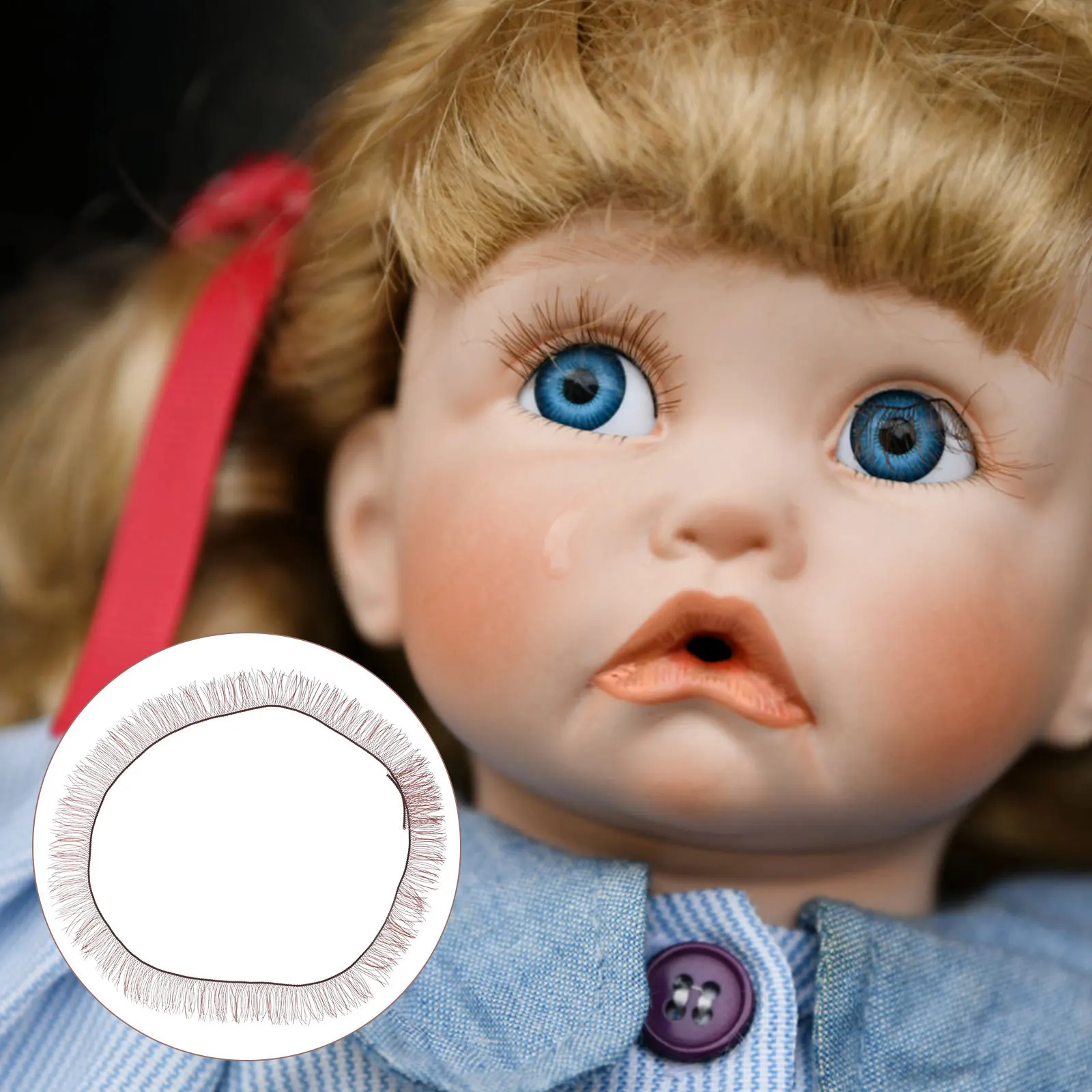 30 pçs cílios postiços para aparência natural completa cílios longos e grossos diy artesanato acessórios macios e confortáveis suprimentos de maquiagem dos olhos