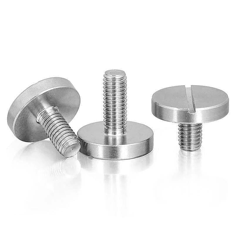 M4 ~ M12 304 الفولاذ المقاوم للصدأ شقة كبيرة مستديرة مشقوق مسمار لولبي الرأس موضوع الحز الترباس #6