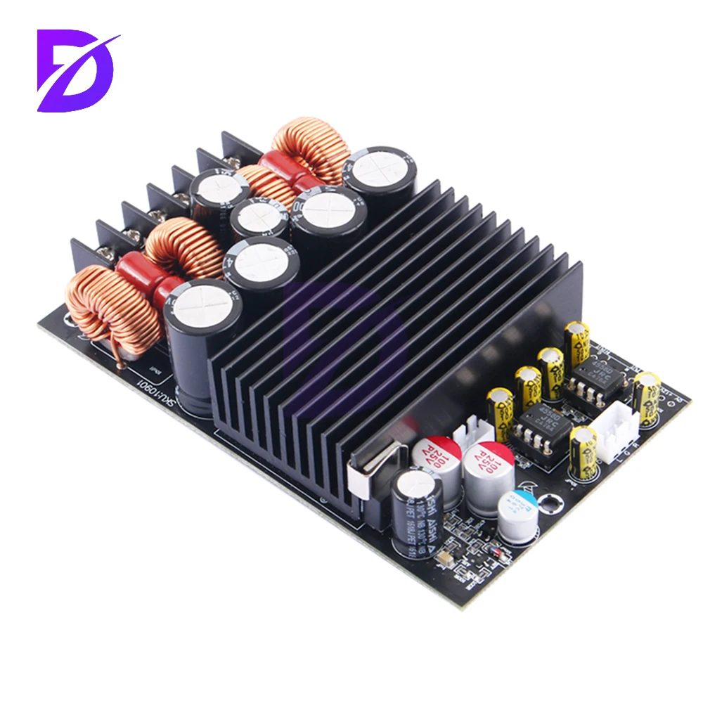 DC19-50V 300W+300W Audio Amplifier Module TPA3255 Chip 2.0 Channel with Treble and Bass Adjustment