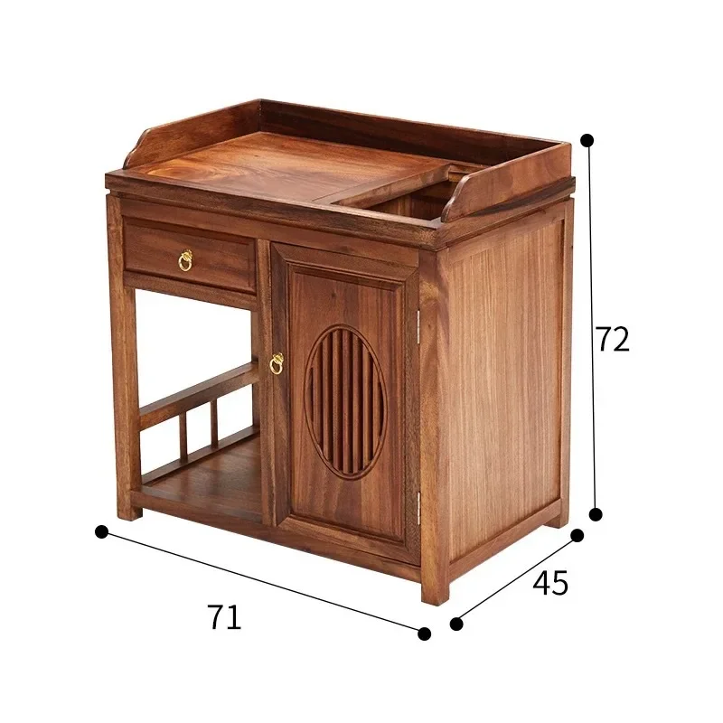 

All solid wood tea cabinet, home office, living room corner