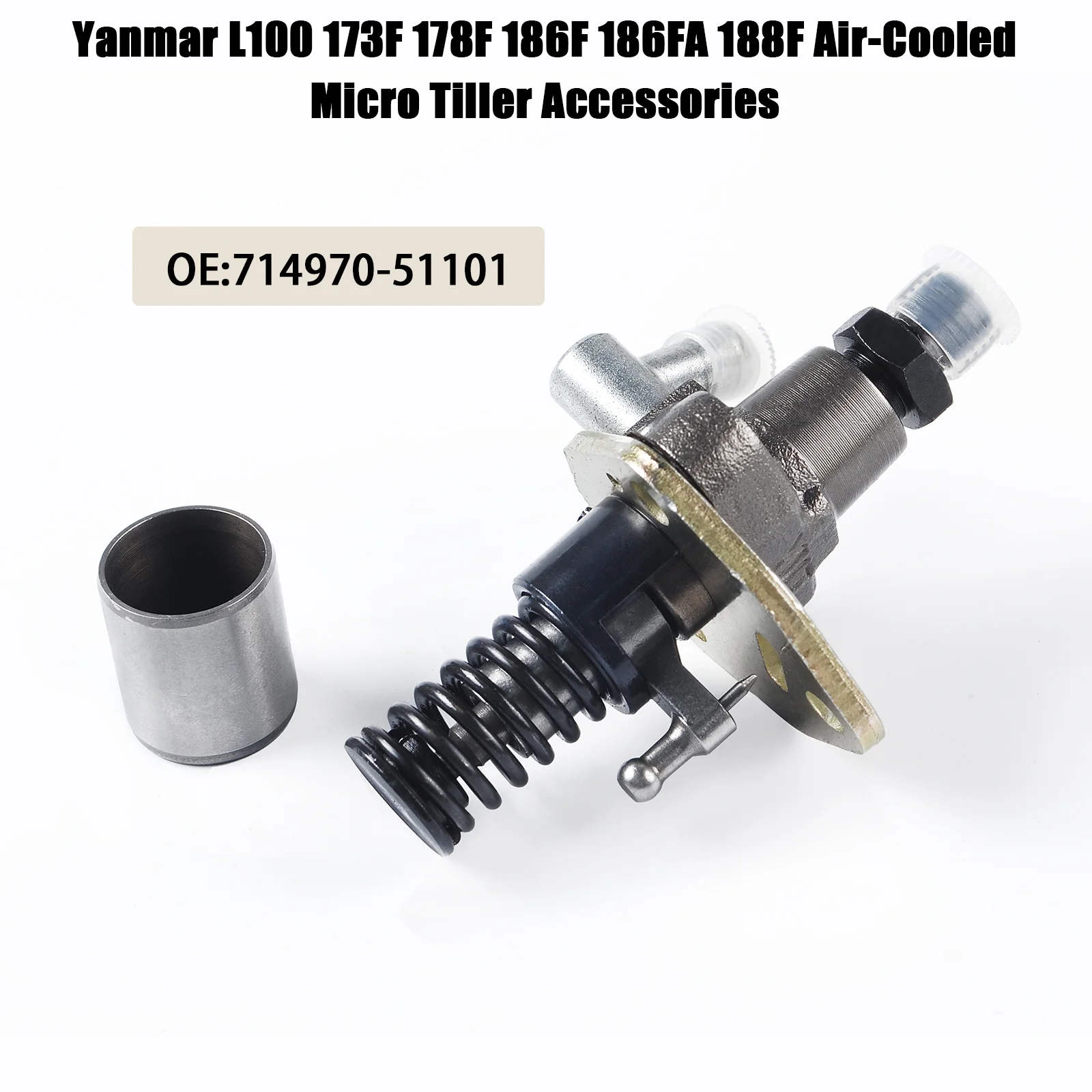 

Yanmar L100 173F 178F 186F 186FA 188F Air Cooled Micro Tiller Accessories Diesel Fuel Injection Pump 714970-51101