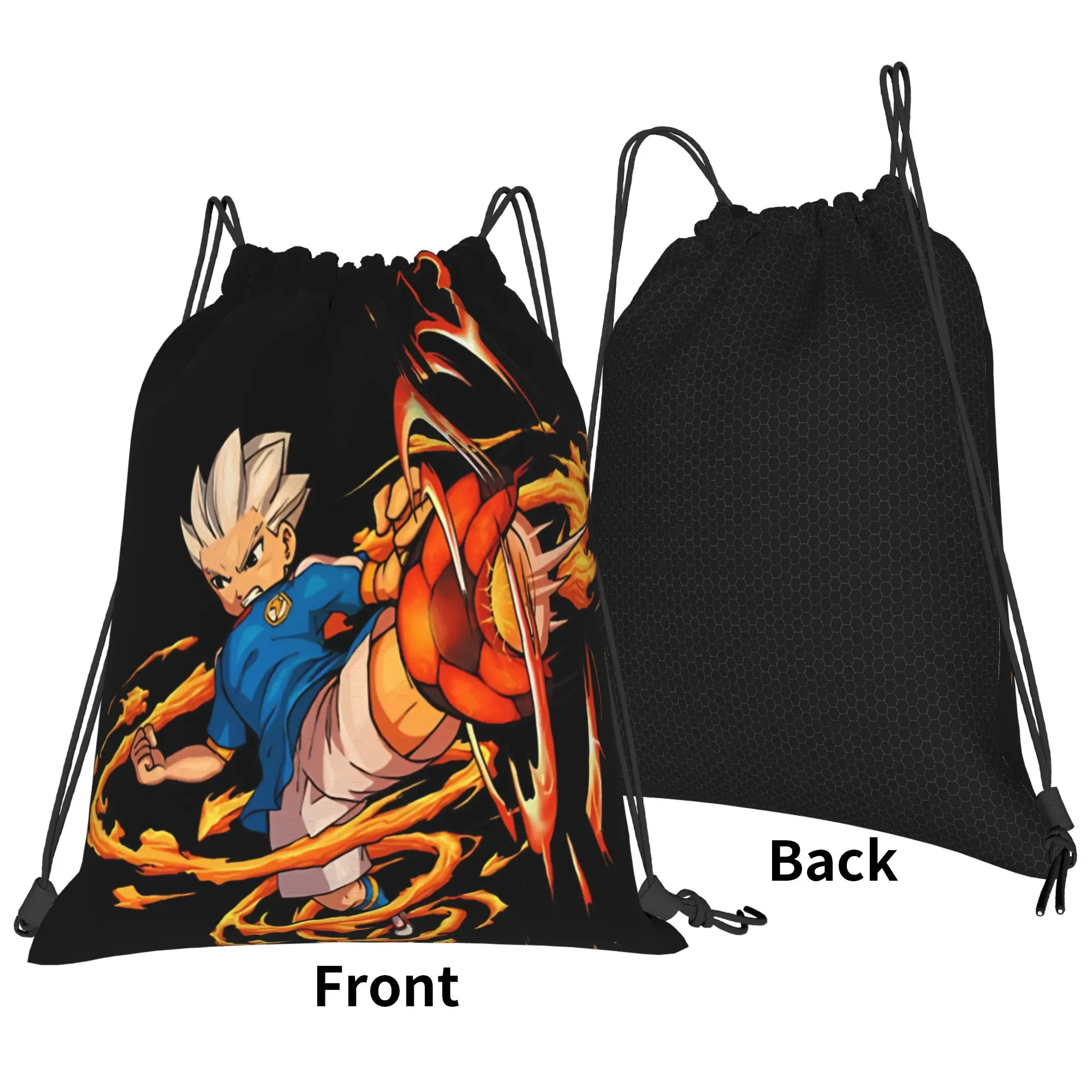 Inazuma Eleven Drawstring Bag Axel Blaze Fashion Waterproof Sackpack String Bags Unisex Sports Backpacks