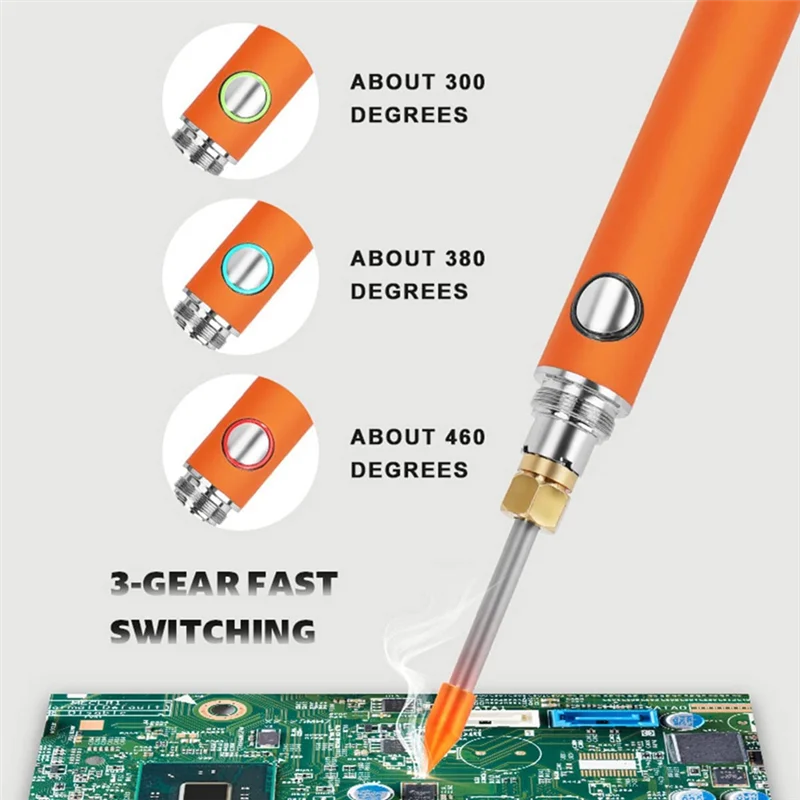 ХОРОШИЙ комплект паяльника, беспроводной бытовой электрический паяльник 5 В 15 Вт 1100 мАч портативный паяльный комплект, для домашней сварки своими руками