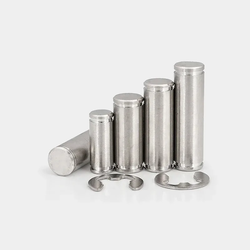 

Elastic Retaining Ring Cylindrical Pin 304 Stainless Steel Double Head For Anti Loosening M3 M4 M5 M6 M8