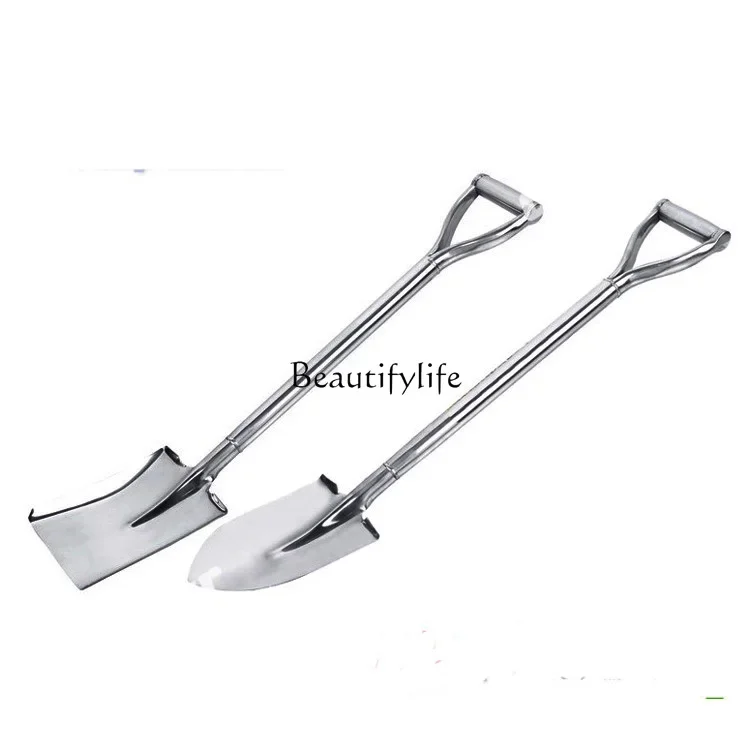 Stainless Steel Gardening Tools Outdoor Spade Shovel Agricultural Flat Spade