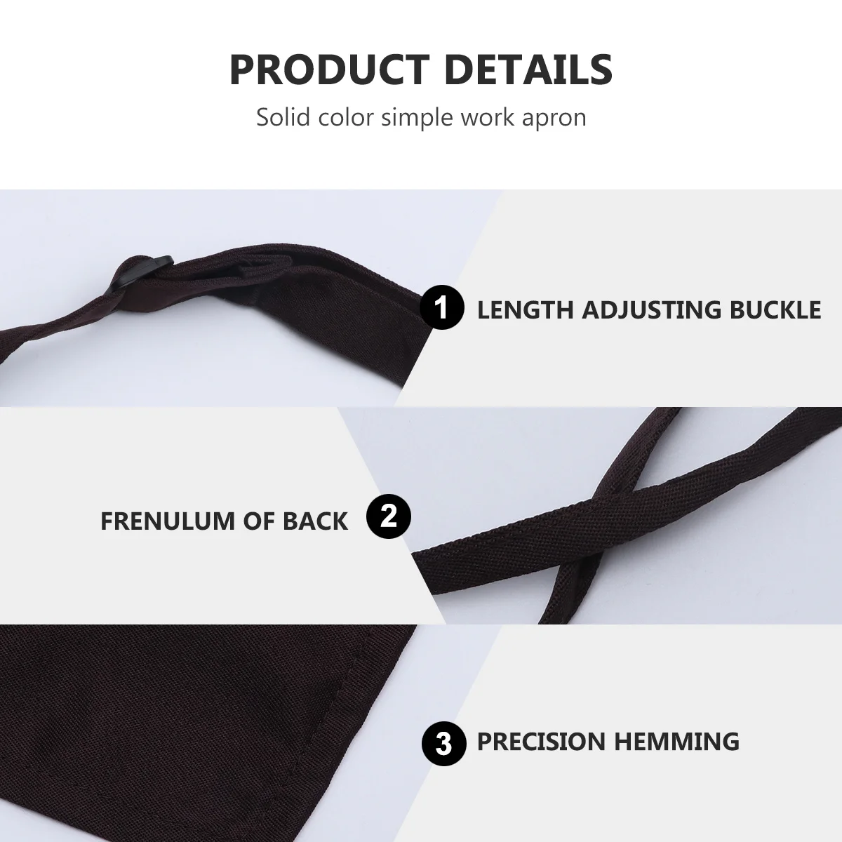 

Waterproof Cooking Apron Dust Proof Kitchen Workwear Stylish Protective Apron For Salon Bakery Home Garden Use