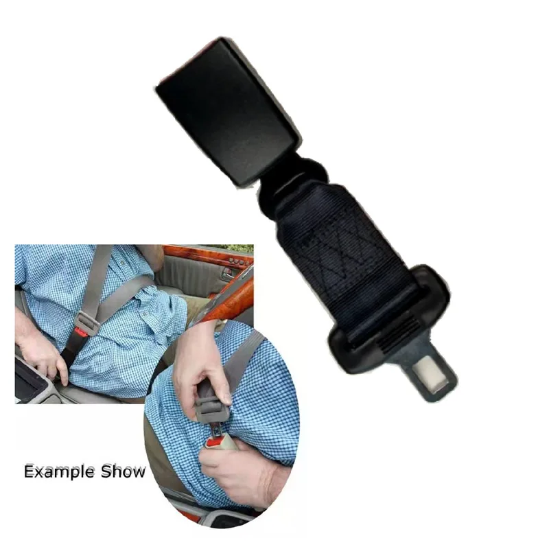 Car Safety Belt Fork Pick-up Car Interior Limit Extension Belt Safety Plug-in Belt Bayonet Connector Safety Belt Decoration