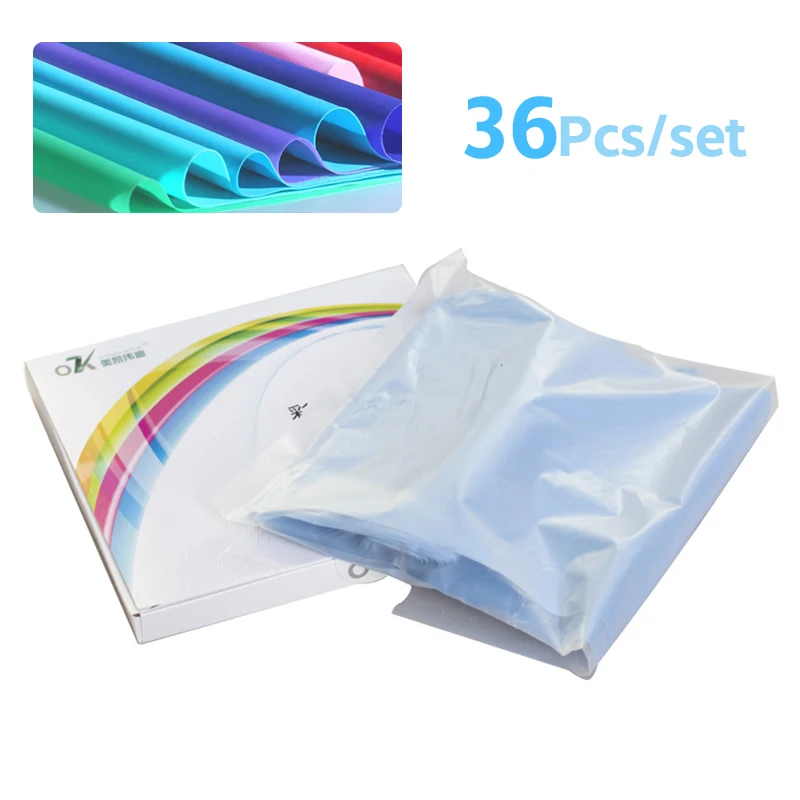 

36pcs/Set Dental Rubber Dam Shee Random Color Natural Latex Rubber Barrier Dams Dental Materials For Teeth Whitening