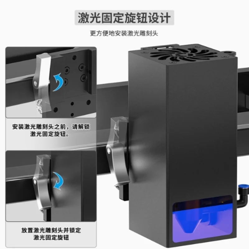 D printer laser engraving cutting machine engraving metal ceramic wood board acrylic marking machine U20