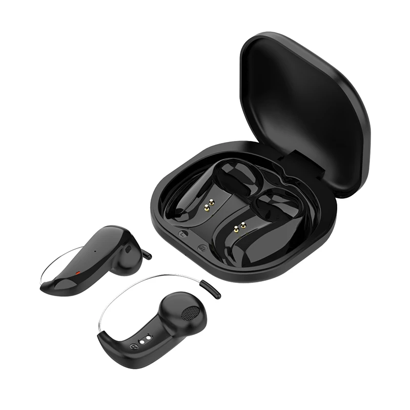OWS19 6.0 Bluetooth Earphones Open-Wear Style Non-In-Ear Wireless Headset With Earhook Design For Sports Daily Stereo Bass Syste