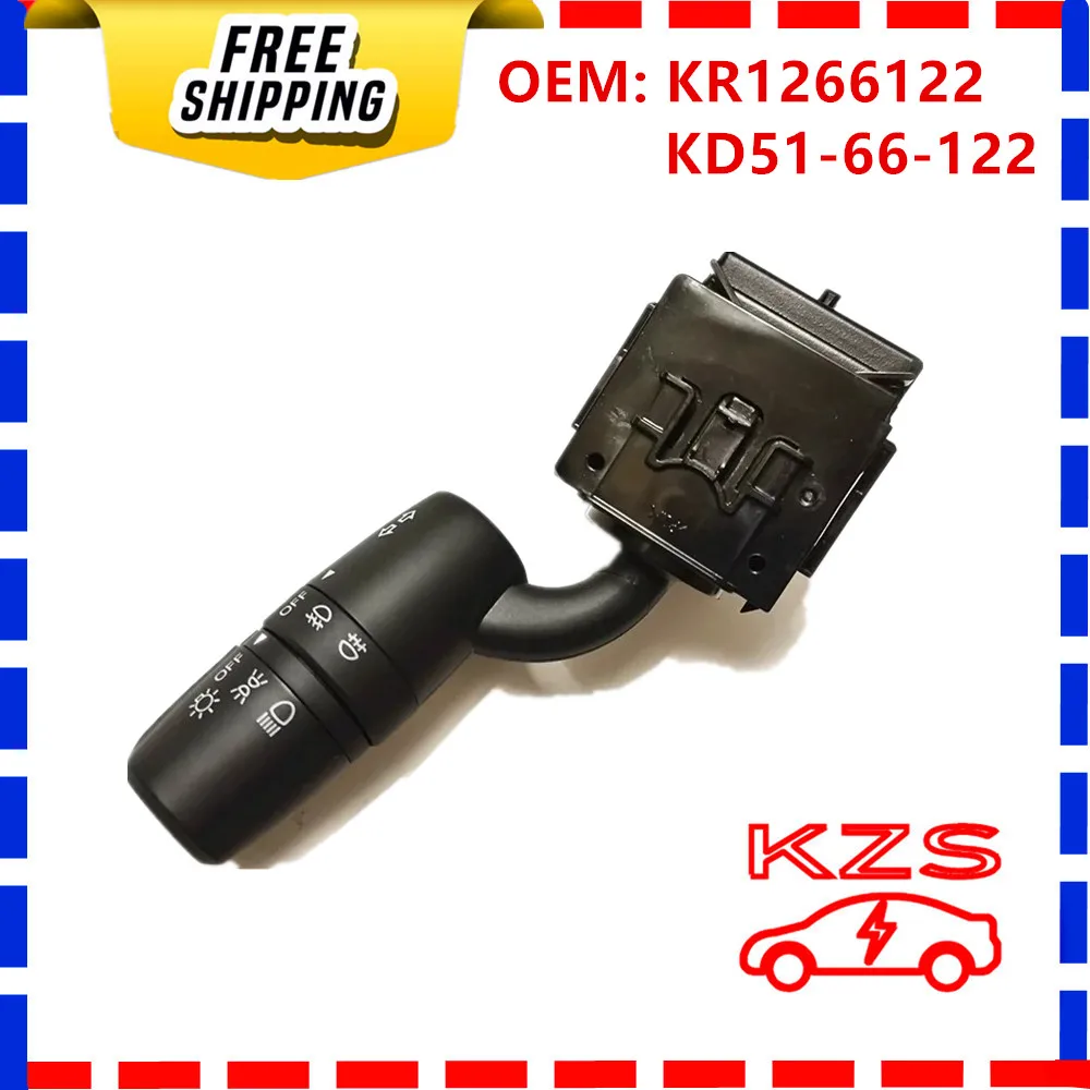 

KR1266122 KD51-66-122 Left Turn Signal Headlight Lamp Column Switch Fog Light Switch For Mazda 6 Aetaza Cx-5 Cx-3 Mazda 3 Axela