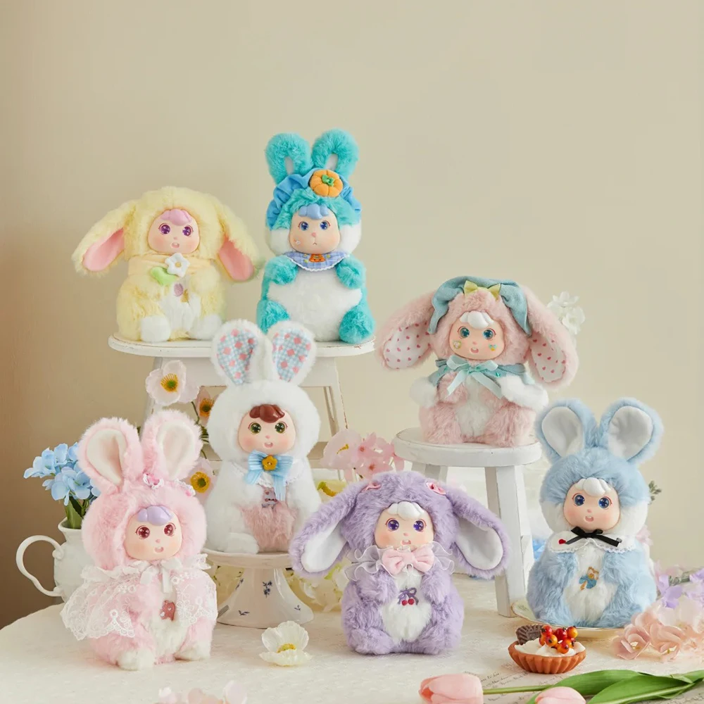 

Bojidoji Sweetheart Tea Party Series Adorable Rabbit Plushes слепая коробка - модные мягкие игрушки для модных коллекционеров и подарков