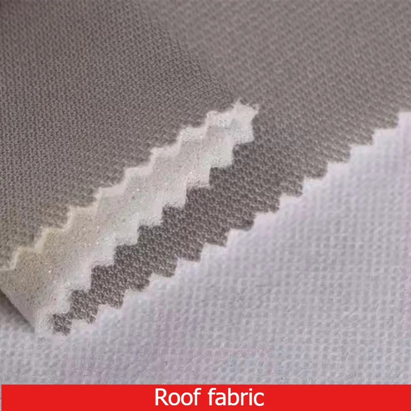 Gri Araba Çatı Kumaş Gökyüzü Tavan Kaplaması Malzeme Kumaş Döşeme İç Araba Sünger Modifikasyonu ile Düşme Onarım Kumaşları
