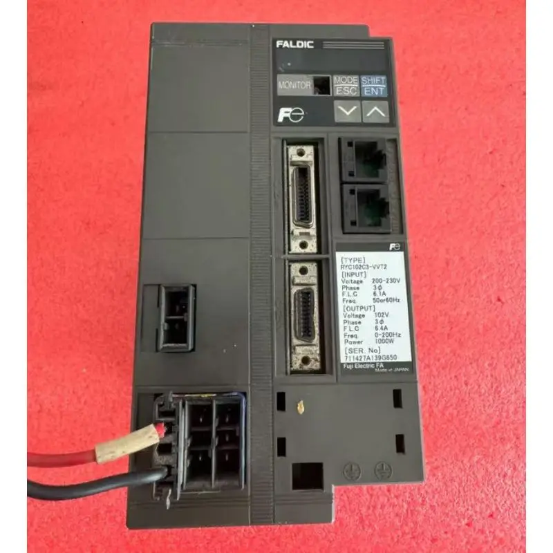 Second hand RYC102C3-VVT2 1KW servo drive tested OK and shipped quickly