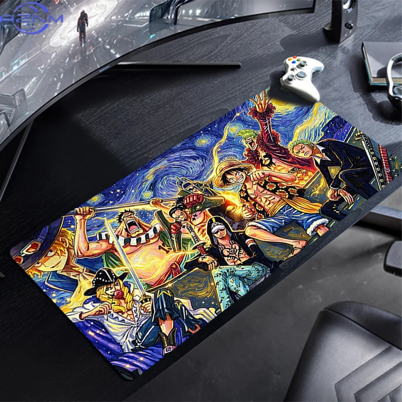 Mouse Pad One Piece Anime Durable New Gaming Accessories Mousepad Gamer PC Completo Computer Keyboard Desk Mat Varmilo