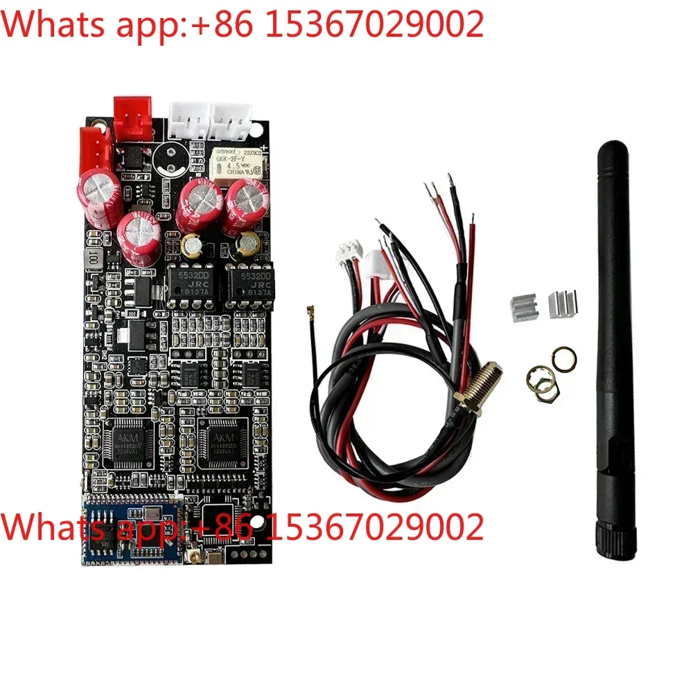 QCC5171 Беспроводная приемная плата Bluetooth 5.3 с декодером AK4493 двойным операционным усилителем NE5532 поддержкой LDAC/APTX 24bit/96Khz