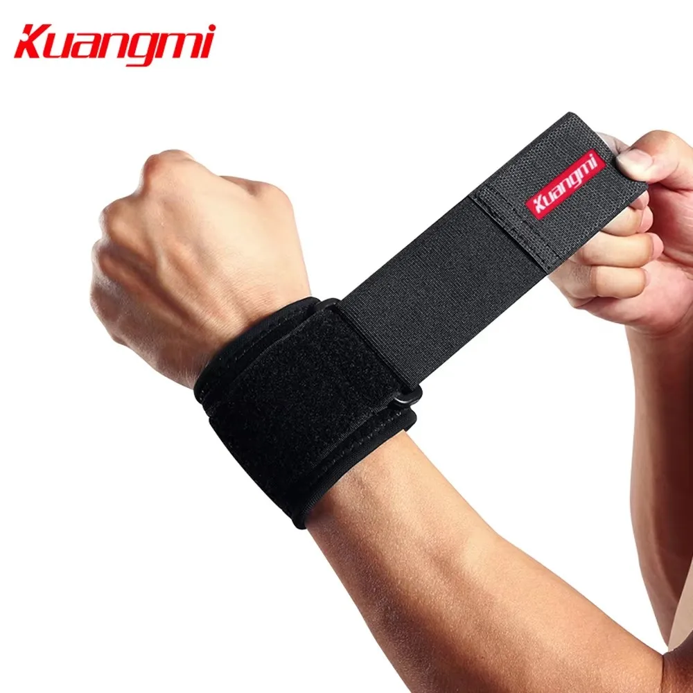 Kuangmi 1 PC Adjustable Wristband Sports Wristband Compression Wrist Support Brace Crossfit Carpal Tunnel Strap Belt Protector