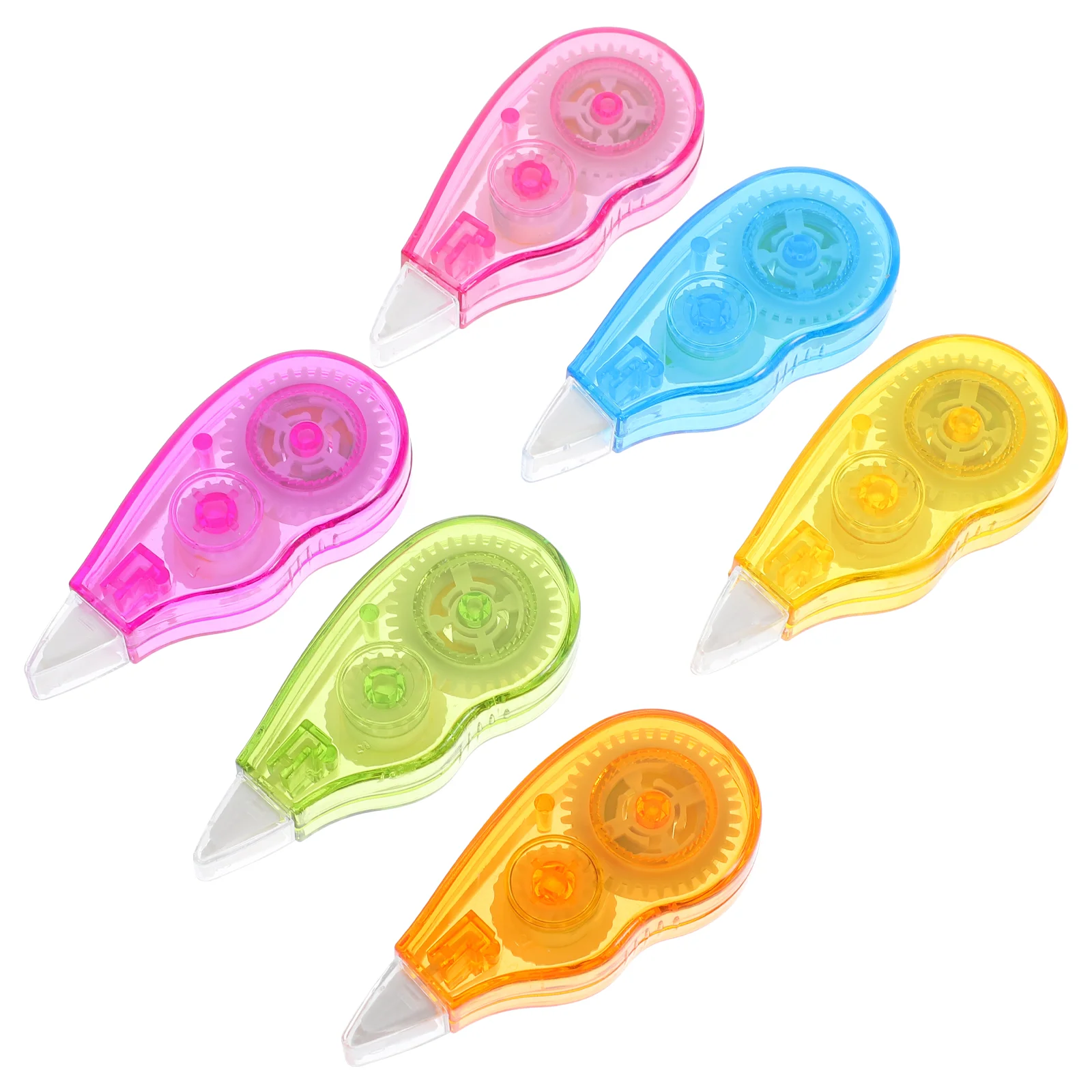 6 Pcs Correction Tape Writing White Out Tapes Glue Adhesive Studying White-out High Capacity for Office