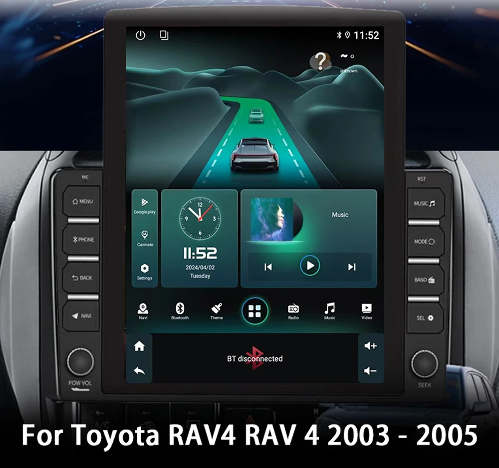 

4G GPS Navigation For Toyota RAV4 RAV 4 2003 2004 2005 Android Car Auto Radio Multimedia Video Player WIFI Head Unit No 2din DVD