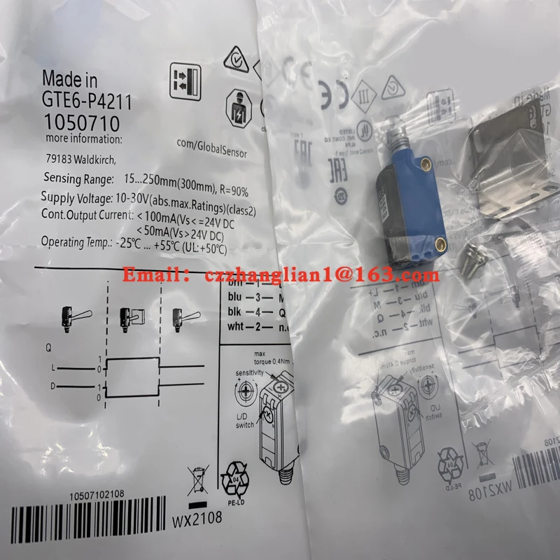 

Photoelectric switch GTE6-P4201S57 GTE6-P4201S63 GTE6-N1431S100 GTE6L-N3211 Complete models brand new