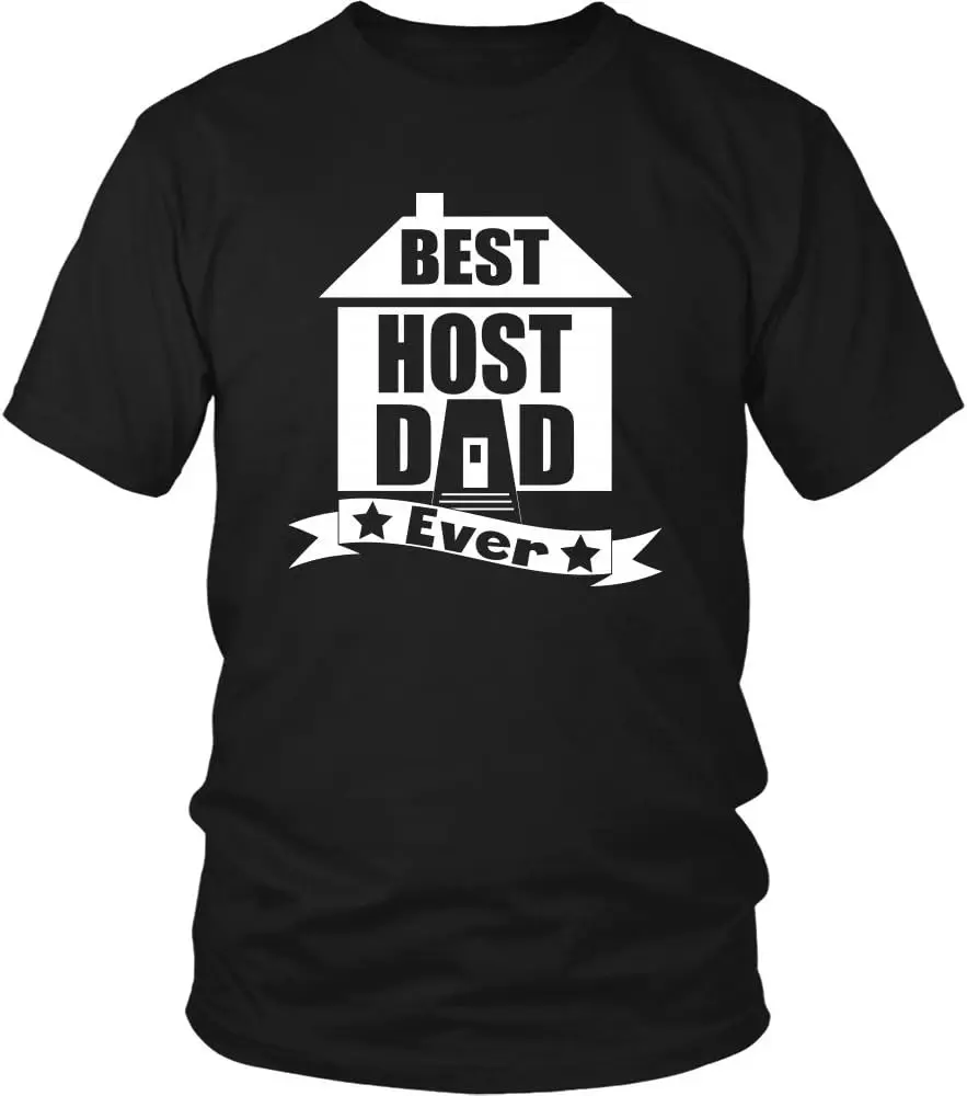 

Футболка Best Host Dad Ever Funny Father, черная