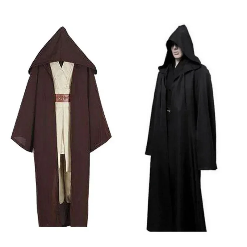 كوس هدية أنكين سكاي ووكر جيدي المحارب تأثيري حلي دارث فيدر عباءة الكبار مقنعين الرجال رداء عباءة المصارع الملابس B4244