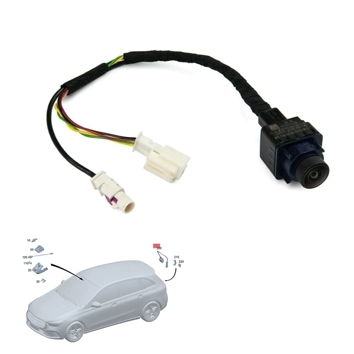 A0009005024 for Mercedes Benz W213 W205 C238 X253 X167 Car Reversing Rear View 360 Camera 0009005024