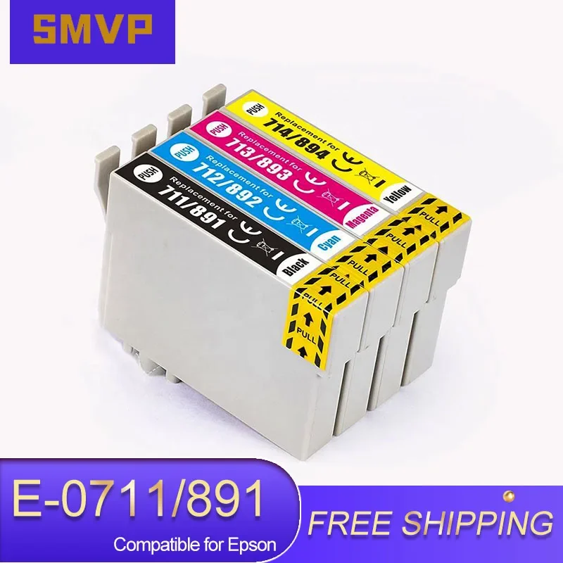 T0711 T0712 T0713 T0714 T0891-T0894 Ink Cartridge for EPSON Stylus SX100 SX105 SX200 SX205 SX405 SX400 Printer