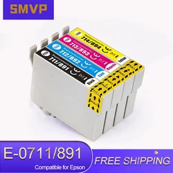 T0711 T0712 T0713 T0714 T0891-T0894 Ink Cartridge for EPSON Stylus SX100 SX105 SX200 SX205 SX405 SX400 Printer