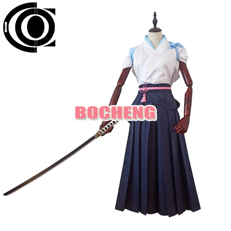 Genshin Impact Kamisato Ayaka Game Cosplay Cosplay Costume Kendou Kimono Young Halloween Carnival Party Cos Suits Wig And Shoes