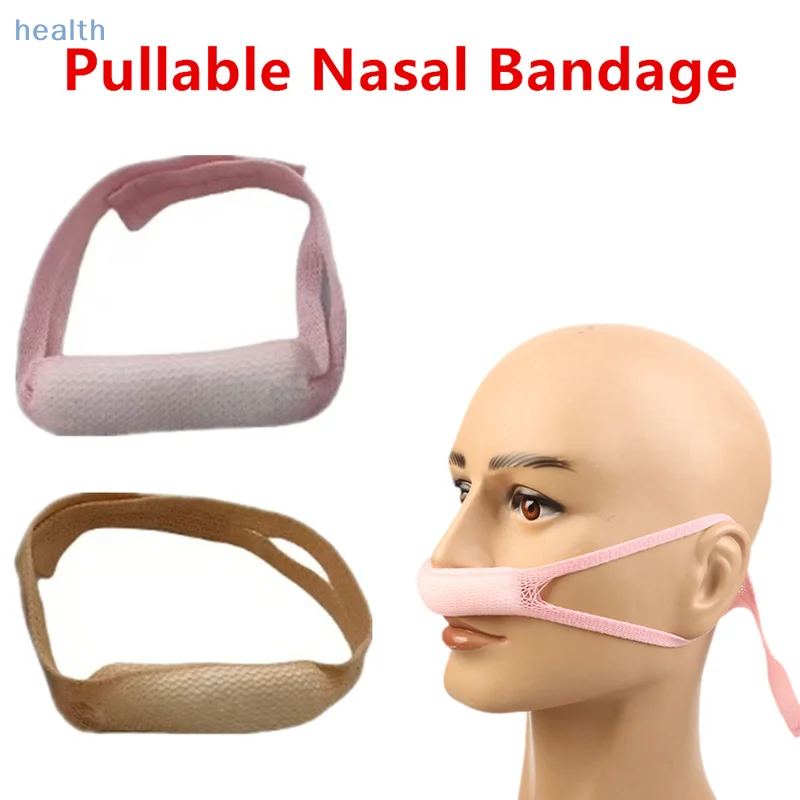 

Nude/Pink Medical Elastic Nose Bandage External Nasal Bandage Dressing Holder With High Absorption Capacity Stretchable For Nose