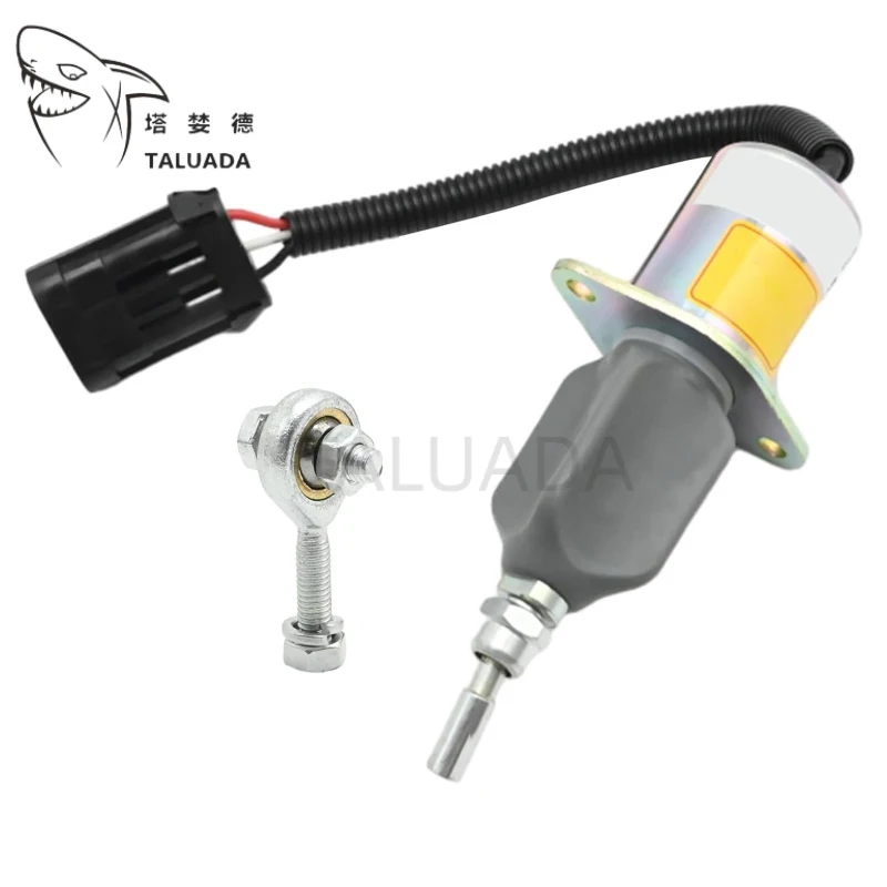 

6681513 6667993 3919422 For Bobcat 751 753 773 743 643 T190 325 328 331 334 337 341 Fuel Shutoff Solenoid Switch Excavator