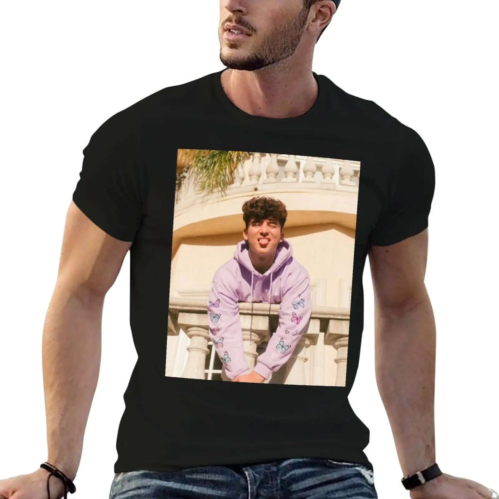 Tony Lopez T-Shirt Basic Comfort Fit T-Shirt for Men