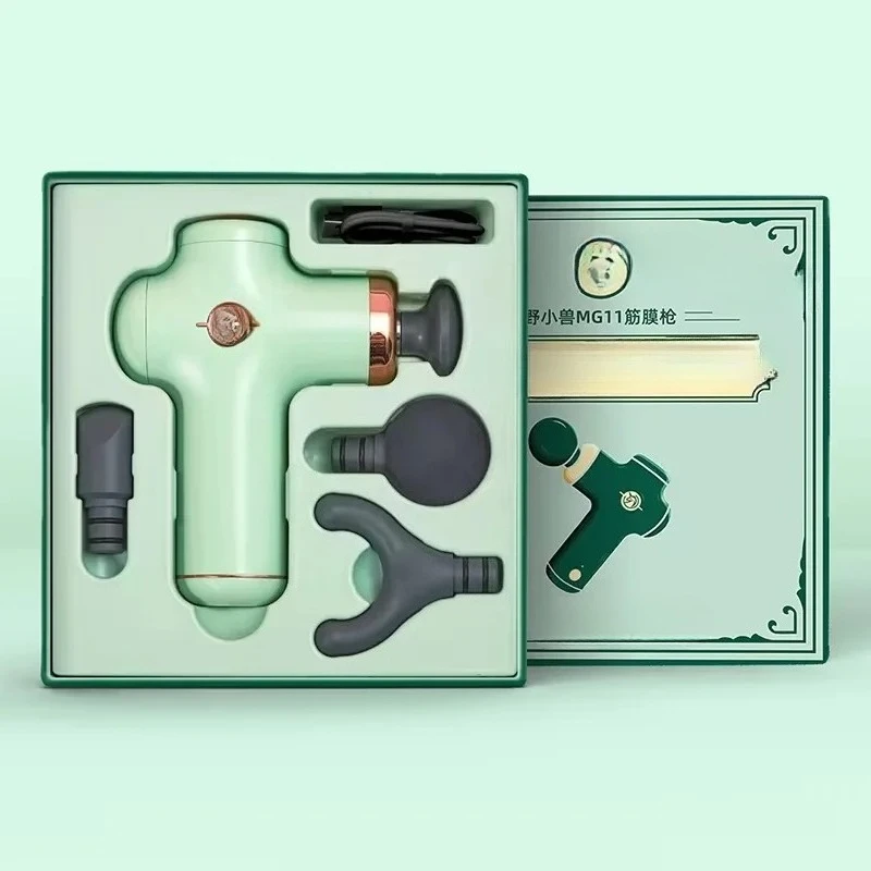 Portable Smart Fascia Gun Booster Massage Gun for Body Neck Back Deeply Relieves Muscle Soreness Fitness & Relaxation Slimming